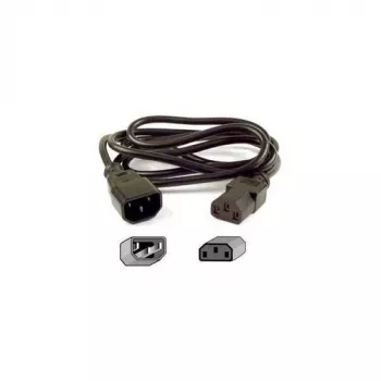 Cabo de alimentação Eaton 1010081 preto 1,7 m conector fêmea C14 ficha de alimentação tipo F