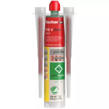 fischer 558953 - argamassa de cimento - pasta (pronta a usar) - 0,3 kg - tijolo de ventilação - tijolo de alvenaria - ETA-20/0572 ETA-20/0574 ETA-21/0267 DoP No. 0238 DoP