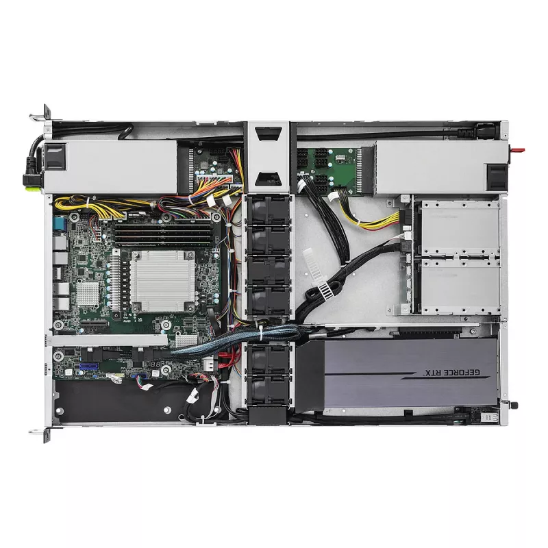 Caixa de computador ASRock 1U1G-W680/2L2T rack (1U) cinzento