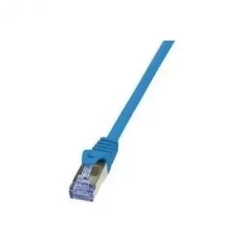 Cabo de rede LogiLink Cat6a S/FTP RJ-45 2m azul