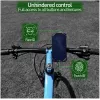 Suporte de telemóvel para bicicleta Tellur BPH100 preto – suporte de guiador para smartphones, suporte ajustável