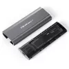 Caixa | compartimento NV2271 para disco M.2 SSD | SATA | NVMe | USB-C | 2TB