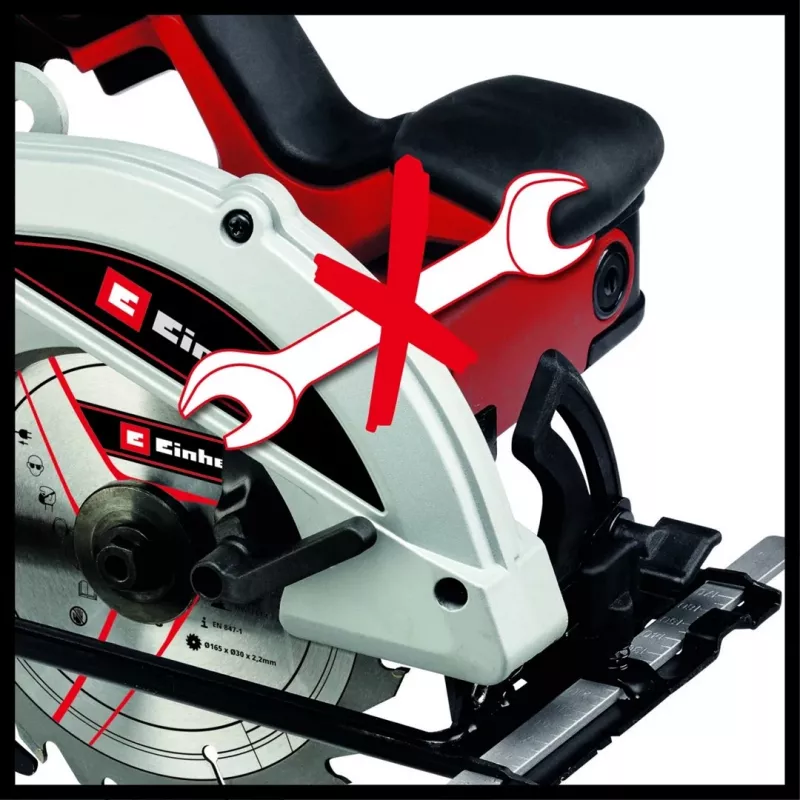 Serra Einhell TC-CS 1250 16,5 cm preto vermelho