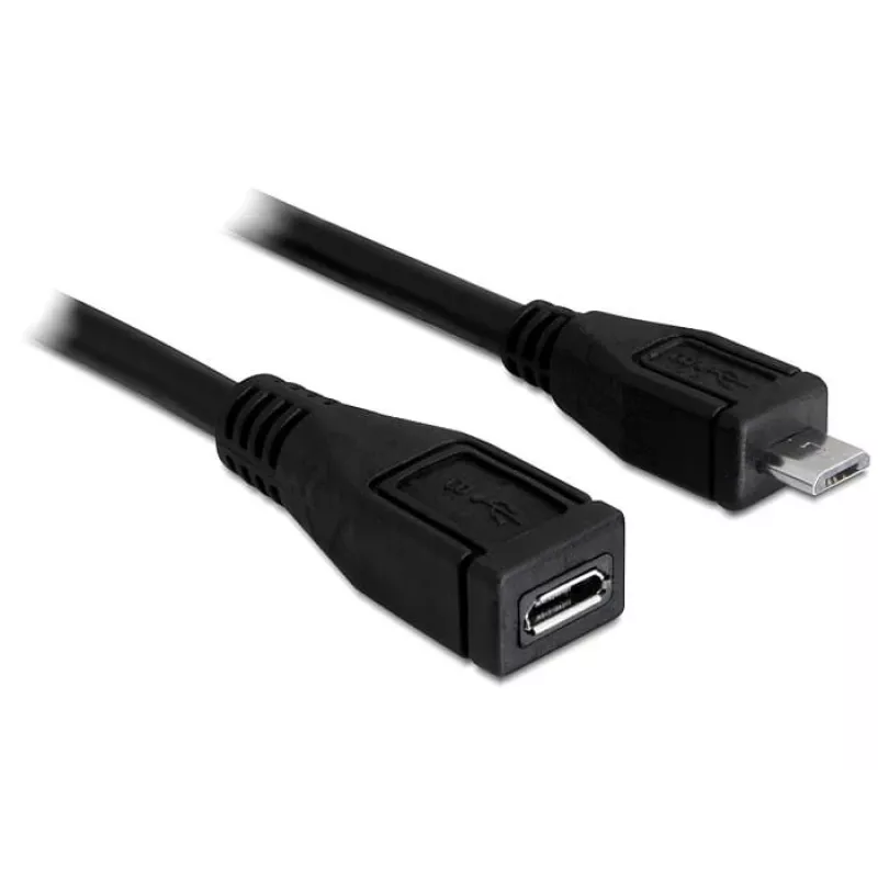 Cabo USB DeLOCK 83248 USB 2.0 1 m Micro-USB B preto