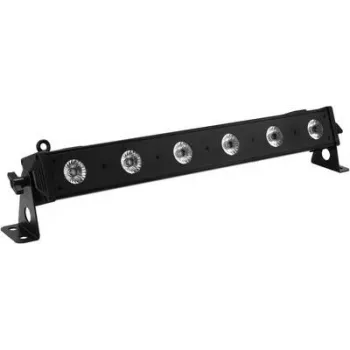 Luz de efeito LED EUROLITE DMX BAR-6 — 6 LEDs, barra compacta controlada por DMX