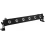 Luz de efeito LED EUROLITE DMX BAR-6 — 6 LEDs, barra compacta controlada por DMX