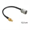 Cabo coaxial DeLOCK 88473 0,125m FME SMB dourado preto