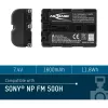 ANSMANN A-Son NP FM 500 H - Bateria de câmara Li-Ion 1500 mAh (5044503)