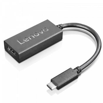 Lenovo 4X90R61022 Adaptador de cabo de vídeo 0,24 m USB Type-C HDMI Tipo A (Padrão) Preto