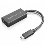 Lenovo 4X90R61022 Adaptador de cabo de vídeo 0,24 m USB Type-C HDMI Tipo A (Padrão) Preto