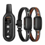 Coleira de treino para cães Rojeco RojecoPD521 1000m com 2 coleiras (preto)