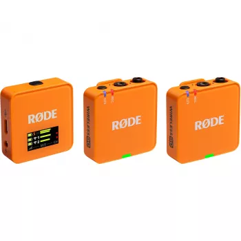 RØDE Wireless GO III Laranja - sistema de microfone sem fios (laranja)