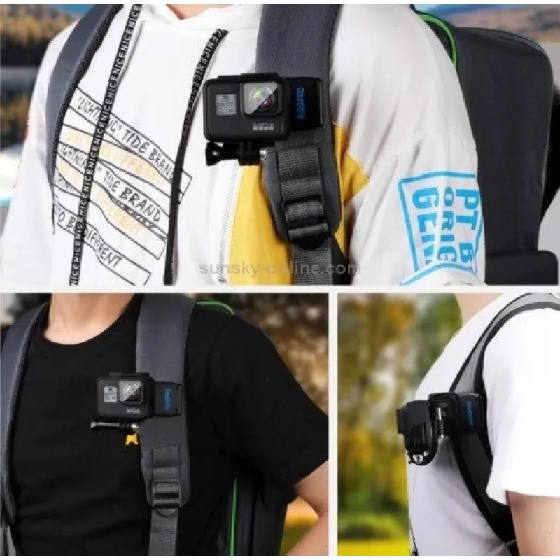 Suporte de alça RUIGPRO DCA6908 para DJI Osmo Action — rotação 360°, leve