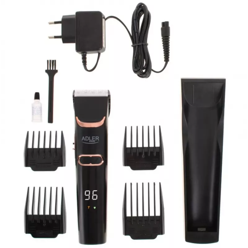 Máquina de cortar cabelo sem fios Adler AD 2832, preto