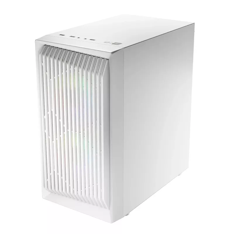 Caixa LOGIC ATOS ARGB Mini USB 3.0 branco