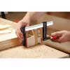 Grampo de aperto em F Bessey TPN20B6BE – 20 cm de abertura, corpo em alumínio, componentes pretos e vermelhos