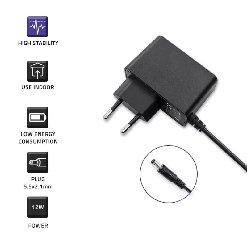 Fonte de alimentação QOLTEC 52405 6V 2A 12W para dispositivos portáteis