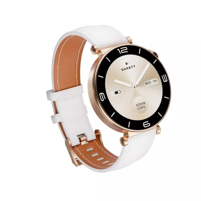 Smartwatch Garett Rose rosa dourado Steel