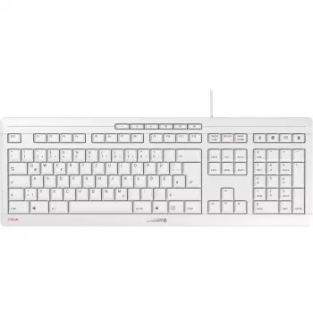 Teclado CHERRY STREAM Escritório USB QWERTZ alemão branco