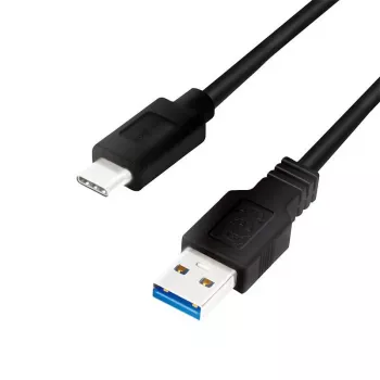 Logilink - Cabo USB - USB Type A (F) para USB-C (M) - USB 3.2 Gen 1 - 3 A - 1 m - preto (CU0168)