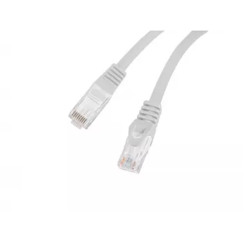 Cabo de rede LANBERG PCU6-10CU-1000-S Cat6 U/UTP RJ-45 straight-through 10 m Cinzento