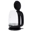 Mesko | Chaleira elétrica | MS 1302b | Elétrica | 2200 W | 1,7 L | Vidro | Base rotativa 360° | Preta