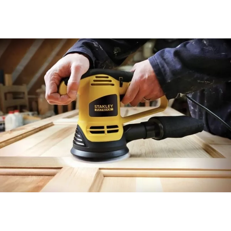 Lixadeira de bancada Stanley FME440K 12000 rpm preto, amarelo 480 W