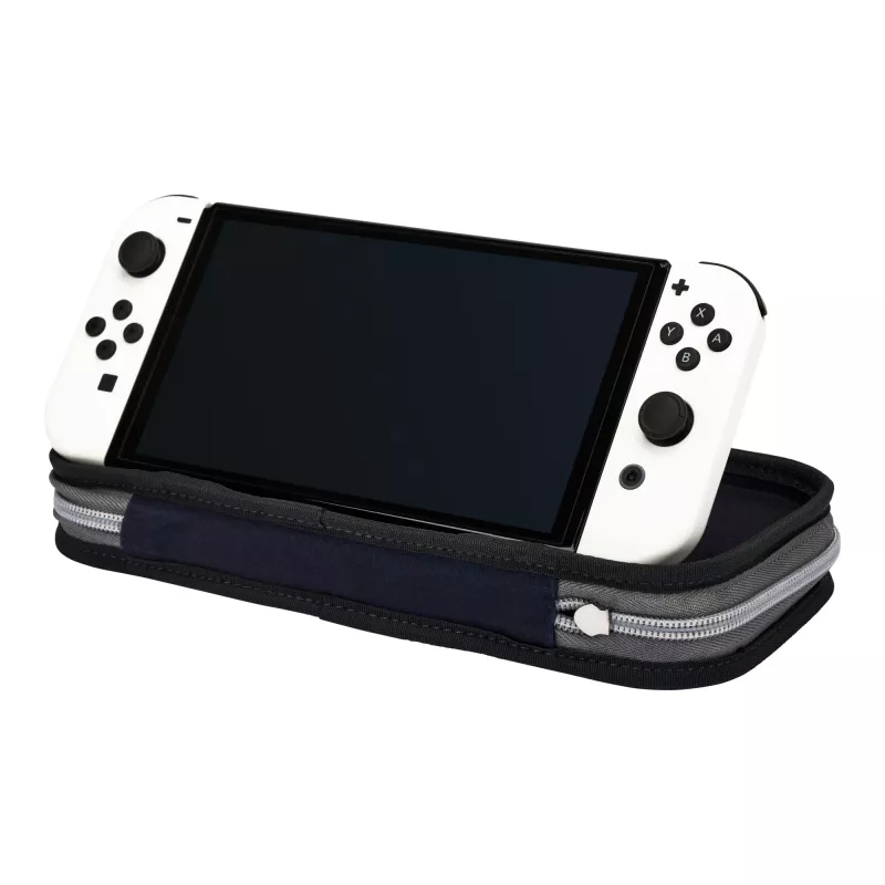 Power A NSCS0087-01, capa, Nintendo, preto, cinzento, branco, feltro, Nintendo Switch, Nintendo Switch Lite, resistente a riscos