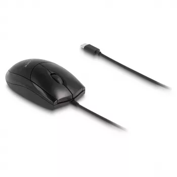 Rato DeLOCK 12114 USB Type-C ótico ambidestro