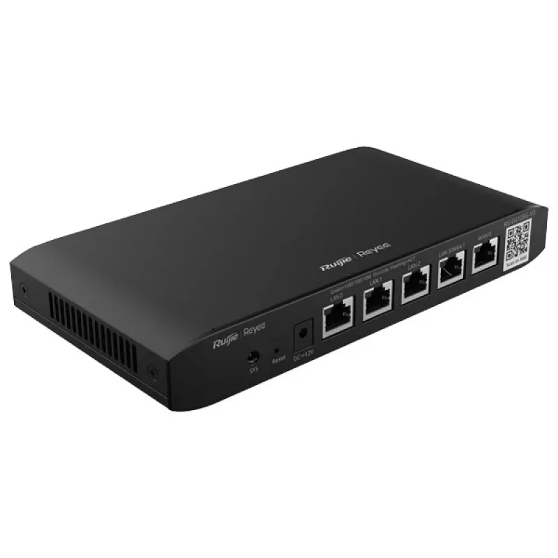Ruijie Reyee RG-EG105G-V3 router VPN gerido na nuvem, 5 portas Gigabit (1x WAN, 3x LAN, 1x LAN/WAN), até 2 WAN