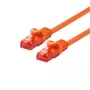 Cabo de rede LOGON UTP Cat6 5 m, RJ-45–RJ-45, laranja