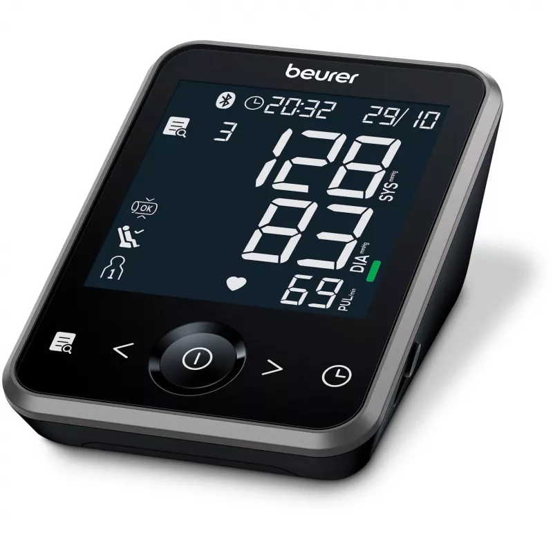 Medidor de tensão arterial Beurer BM64 com conectividade Bluetooth e braçadeira para o braço