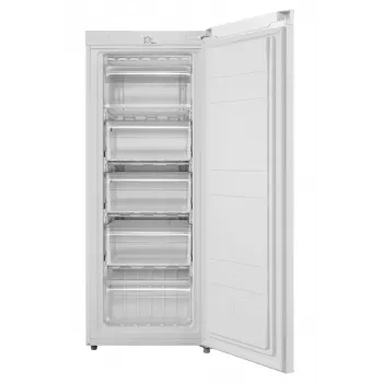 Arca congeladora Midea | MDRU229FZE01 | Classe de eficiência energética E | Vertical | Independente | Altura 142 cm | Capacidade útil total 160 L | branco
