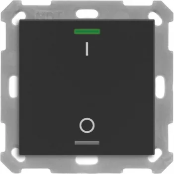 MDT BE-TAL550106.B1 botão KNX Light 55 1 canal RGBW Preto mate comutação 1 (BE-TAL550106.B1)