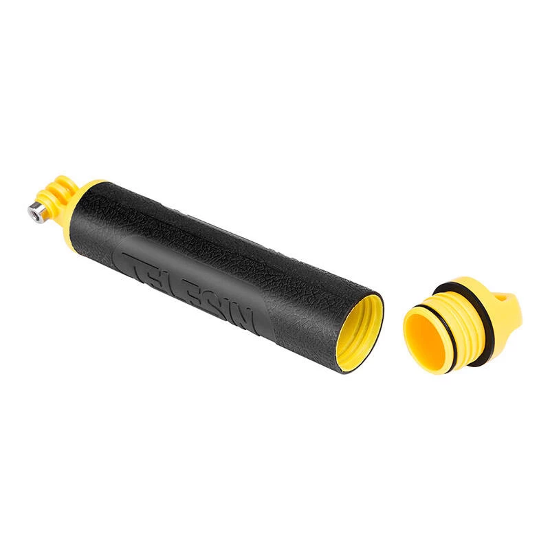 Pega flutuante de borracha para câmaras de ação e desporto Telesin GP-MNP-300-YL, amarelo