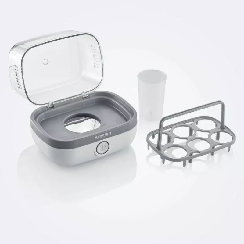 Ovo cozedor EK 3164 (branco/cinzento, 420 Watt, para 6 ovos)