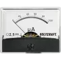 Instrumento de medição de encaixe Voltcraft AM-60X46/100µA/DC AM-60X46/100µA/DC 100 µA galvanómetro (AM-60X46/100µA/DC)