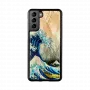 Capa para smartphone iKins para Samsung Galaxy S21+ — capa traseira de proteção 'great wave'