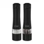 Conjunto de moinhos de sal elétricos Russell Hobbs 28010-56 (alta qualidade, automático, moagem ajustável, luz na base, design metálico preto) Moinho de pimenta