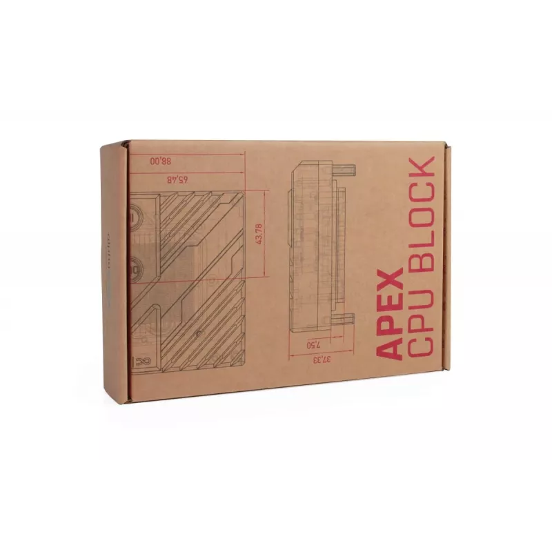 Coldplate Alphacool 13851 Acrílico Transparente 88x88x32.3mm