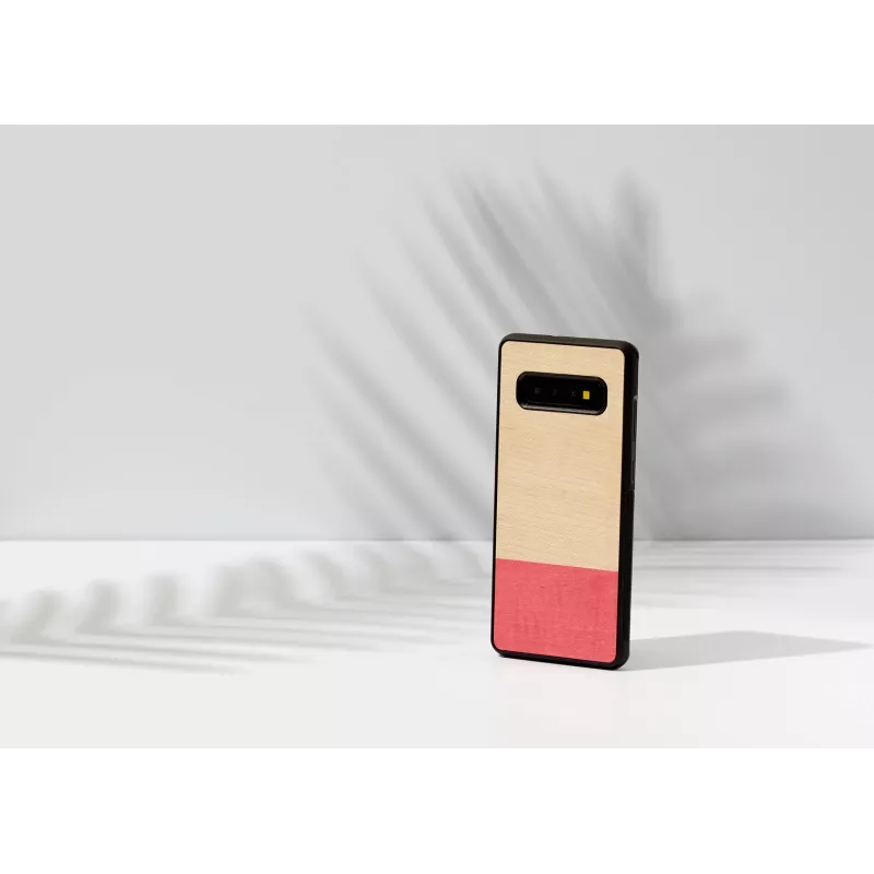 Capa para smartphone Man and Wood para Samsung Galaxy S10 Plus — Miss Match preto