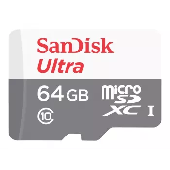 Memória flash SanDisk 64GB microSDXC Class 10 SDSQUNR-064G-GN3MA