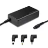 Fonte de alimentação Qoltec 52415 compatível com Samsung Sony 65 W | 3 fichas | +cabo de alimentação