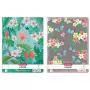Bloco de espiral Herlitz A4 Ladylike 80 folhas pautado com margem motivos variados