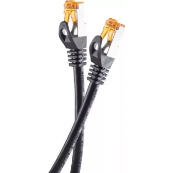 helos Cat.6a Outdoor S/FTP AWG 26/1 Cabo patch 205581, 5 m, preto