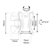 Suporte de parede para TV MACLEAN MC-415 para ecrãs de 13–32 polegadas, VESA 100×100, capacidade de carga 30 kg
