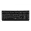Cherry KC 1000 - Teclado - Nórdico - preto