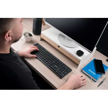 Savio KB-02 teclado Home/Office USB QWERTY preto