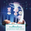 Caixa de música para bebé B-kids 3in1 Infantino 150302050 – rosa pó, brinquedo calmante 3 em 1