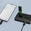Qoltec 52274 Dock para SSD M.2 | NVMe | SATA | USB-C | DUAL 2 x 2TB